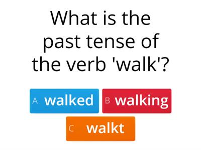 TLC: Can I identify past tense verbs?