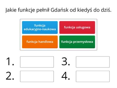 FUNKCJE MIAST - GDAŃSK