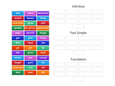  Past Simple - irregular verbs (part 2)