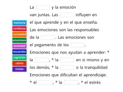 "Las emociones son las guardianas del aprendizaje"