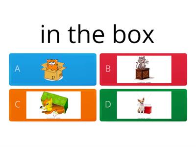 Prepositions of place 2