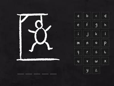 P5 Spelling Revision Hangman