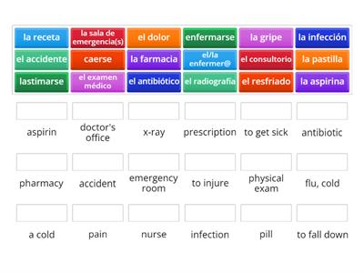 Medical Vocabulary Match-Up