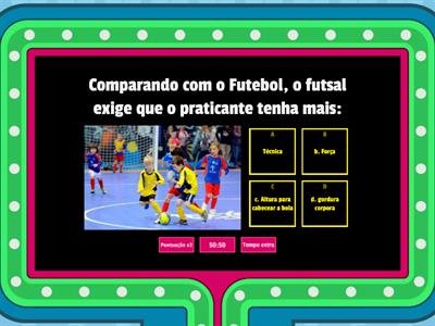Quiz sobre Futsal