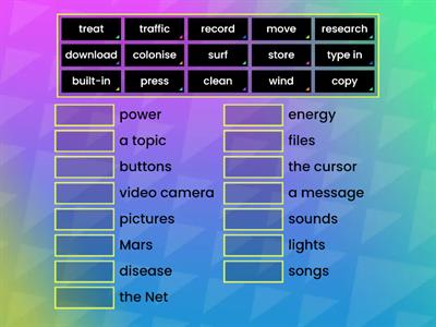 On Screen 1 Unit 7 Vocabulary