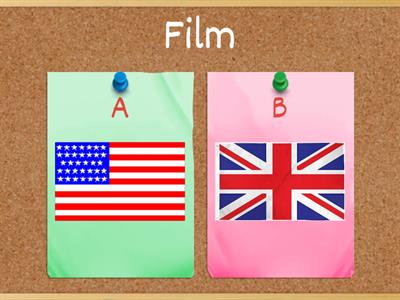 Choose the right flag (American vs British)