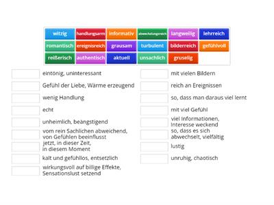 Sicher aktuell B2, L3: Nachsilben bei Adjektiven