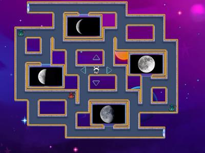 lätt Månens faser- labyrint