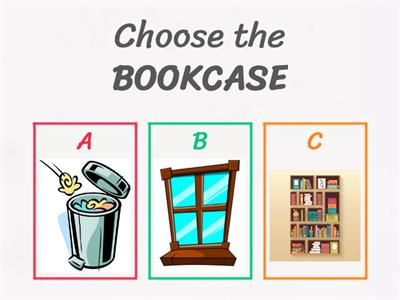 Choose the picture - Classroom Objects