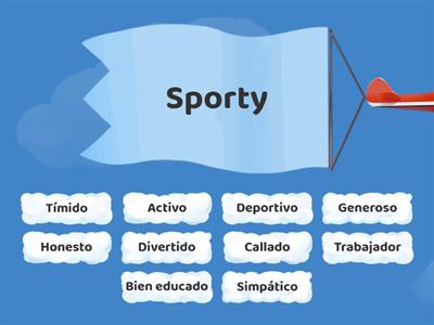 S2 Spanish - positive character adjectives 
