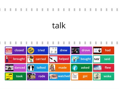 4A Past tense (Matching)