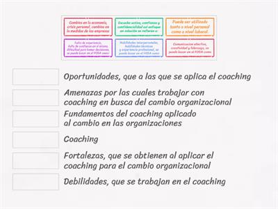 Coaching, factor clave para el cambio organizacional.