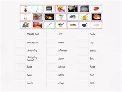 FCE Food Vocabulary Match Up
