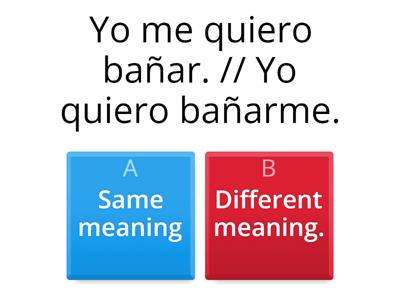 SP-Reflexive verbs (same/diff meaning)