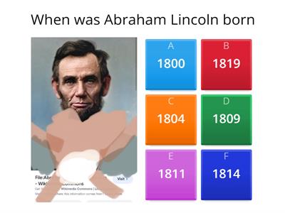 Abraham Lincoln life and facts