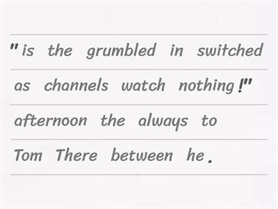 A Good Narrative- step 2: captivating beginning & how to use "until"