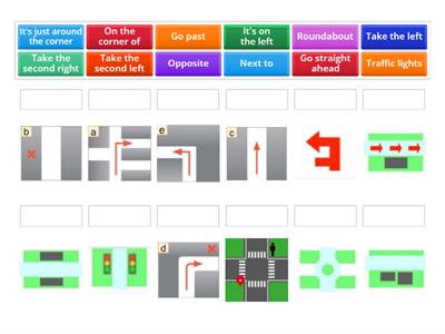 Giving directions - Vocabulary - patilee