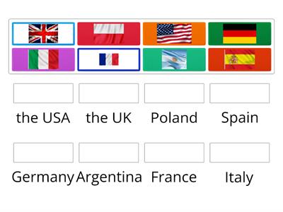 Brainy 4. Unit 2. Flags of different countries