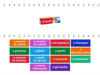 a higiene pessoal - vocabulário