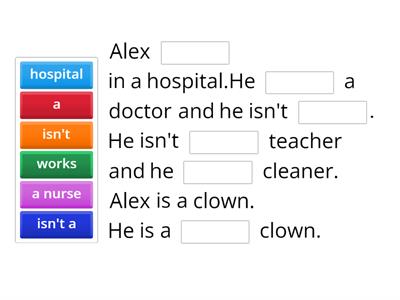 Alex the Hospital Clown.