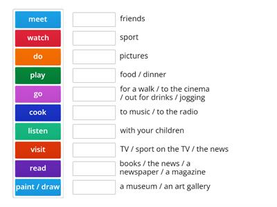 3A Collocations (Roadmap A2)