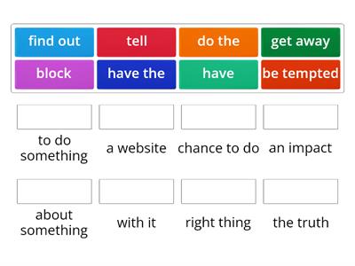 What would you do? collocations