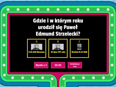 Paweł Edmund Strzelecki-Quiz.