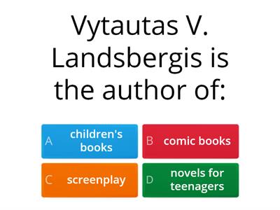 Lithuanian authors - quiz