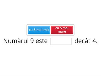 Probleme de adunare și scădere în concentrul 0-10