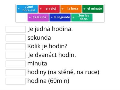 Hodiny - slovíčka