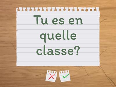 Questions Réponses FLE Débutants