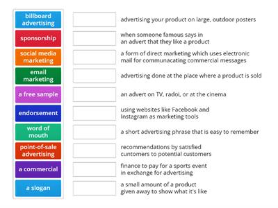 Market Leader Intermediate Unit 5 "Advertising media and methods"