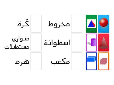 المجسمات