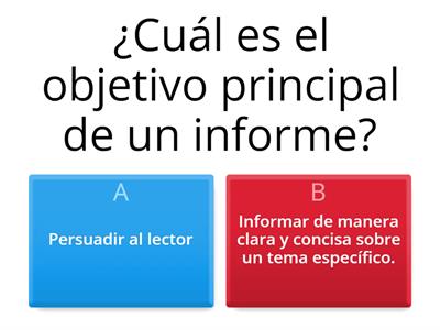 El informe