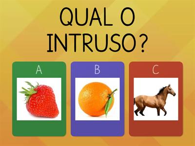 QUAL O INTRUSO?