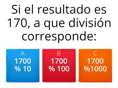 División por 10, 100 y 1000