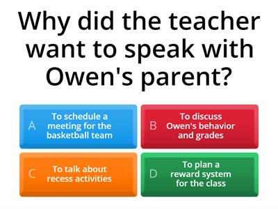 Owen's school experience