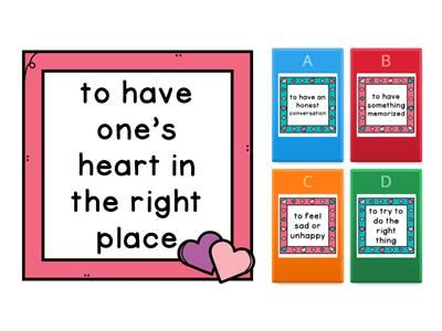 Valentine's Day Idioms Quiz