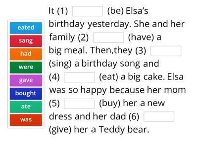 Simple past tense Vs Simple present tense