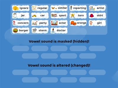 Lesson 2-07B Feature: Bossy R May Mask or Alter a Vowel