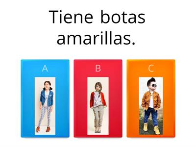 ¿Qué ropa tiene?