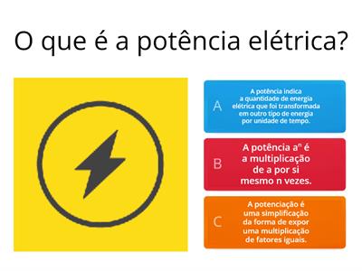 Cálculo de consumo de energia elétrica e uso consciente de energia elétrica.