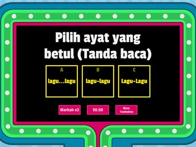 Betulkan kesalahan imbuhan, tanda baca dan ejaan.