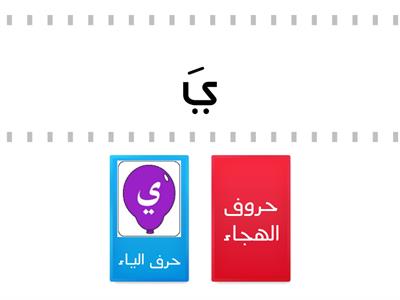 حرف الياء - ي - حركات - صواب أو خطأ 