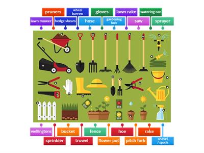 21 Gardening tools