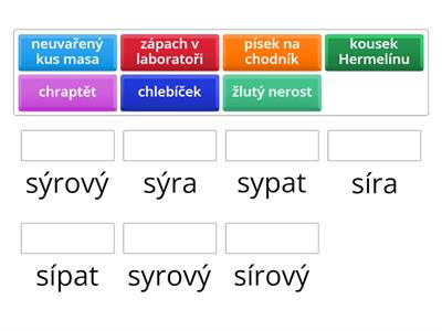 VS po S - těžké dvojice