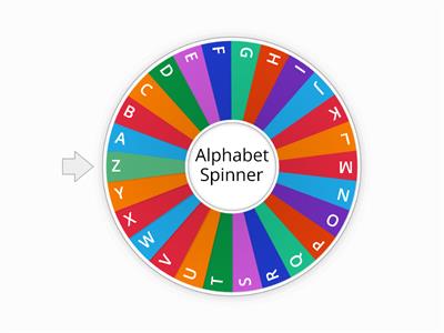 Alphabet Spinner (uppercase)