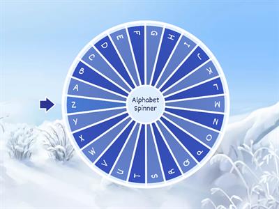 Alphabet Spinner (uppercase)