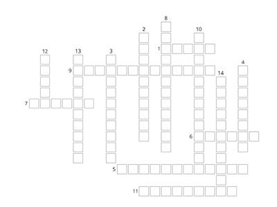 Speak out pre-inter Unit 4 crossword