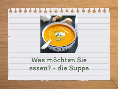 Im Café, im Restaurant (A1 Dialoge)